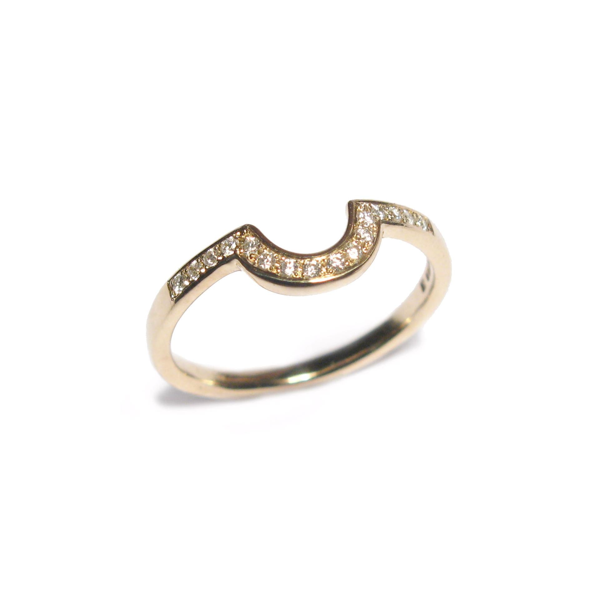Bespoke - 18ct Yellow Gold and Diamond Wedding Ring