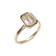 Bespoke - 9ct Yellow Gold and Emerald Cut Ring