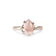 Bespoke - Rose quartz and 9ct White Gold Ring