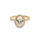 Bespoke - 1.60ct Oval Cut Diamond and 18ct Yellow Gold Ring