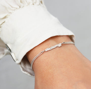 Silver 'eternity' Bracelet