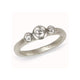 White Gold Diamond Trilogy Ring