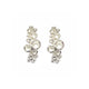 Large Silver 'Emerge' Ear Studs