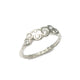 9ct Fairtrade White Gold and Seven Diamond Ring