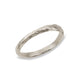 Slim, Textured 9ct Fairtrade White Gold Ring