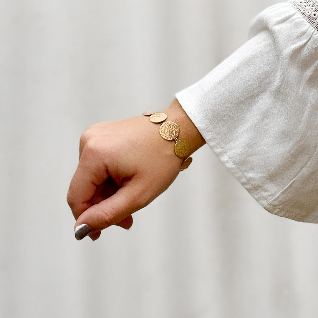 Cara Tonkin Paillette Graduated Disc Bracelet