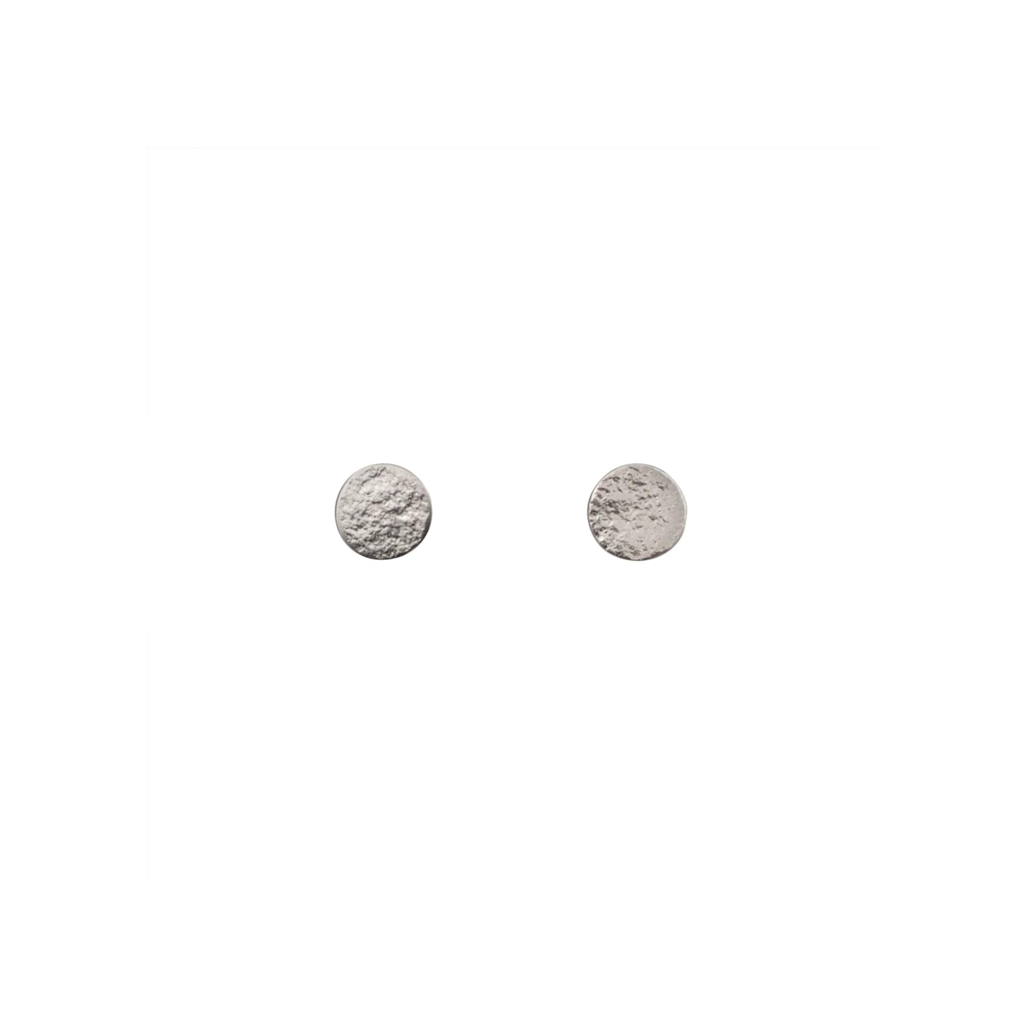 Cara Tonkin Paillette Silver Medium Stud Earrings
