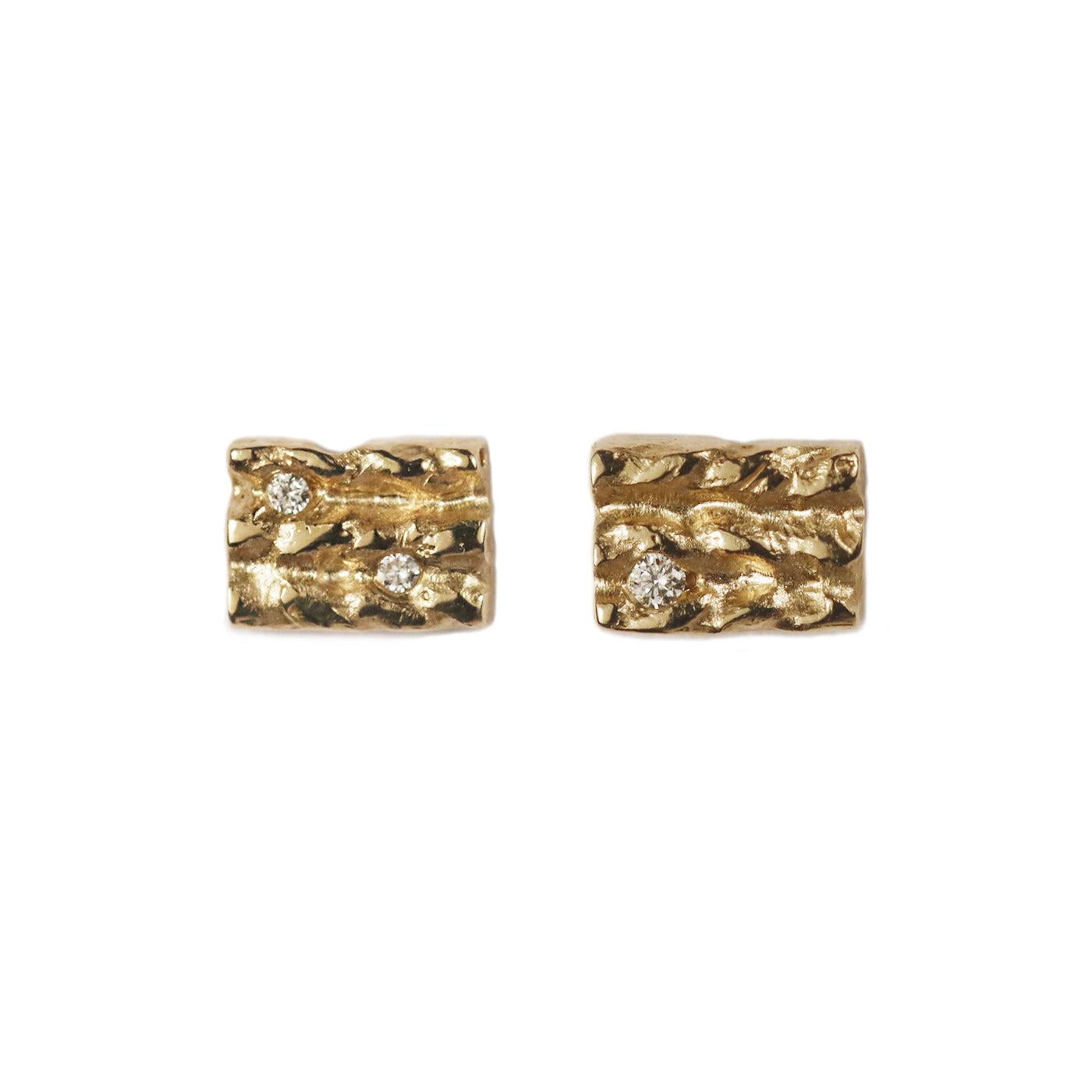 Rosalyn Faith 9ct Yellow Gold Diamond Stud Earrings