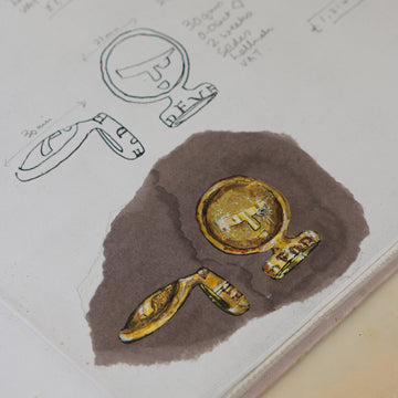 Diana Porter Silver Face Pendant