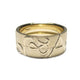 Bespoke - 18ct Yellow Gold Etched Partnership Rings