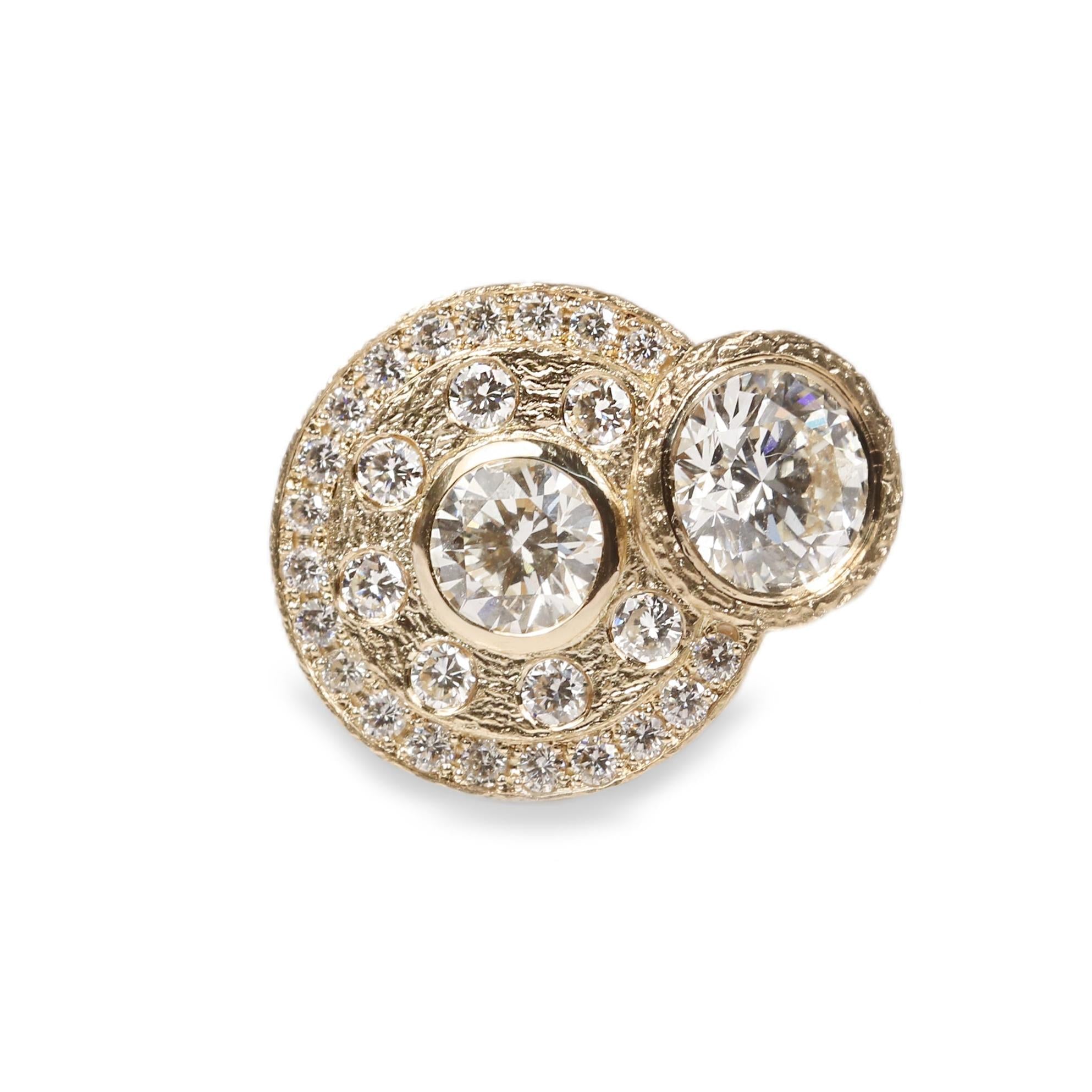 Bespoke - 18ct Yellow Gold with White Diamonds