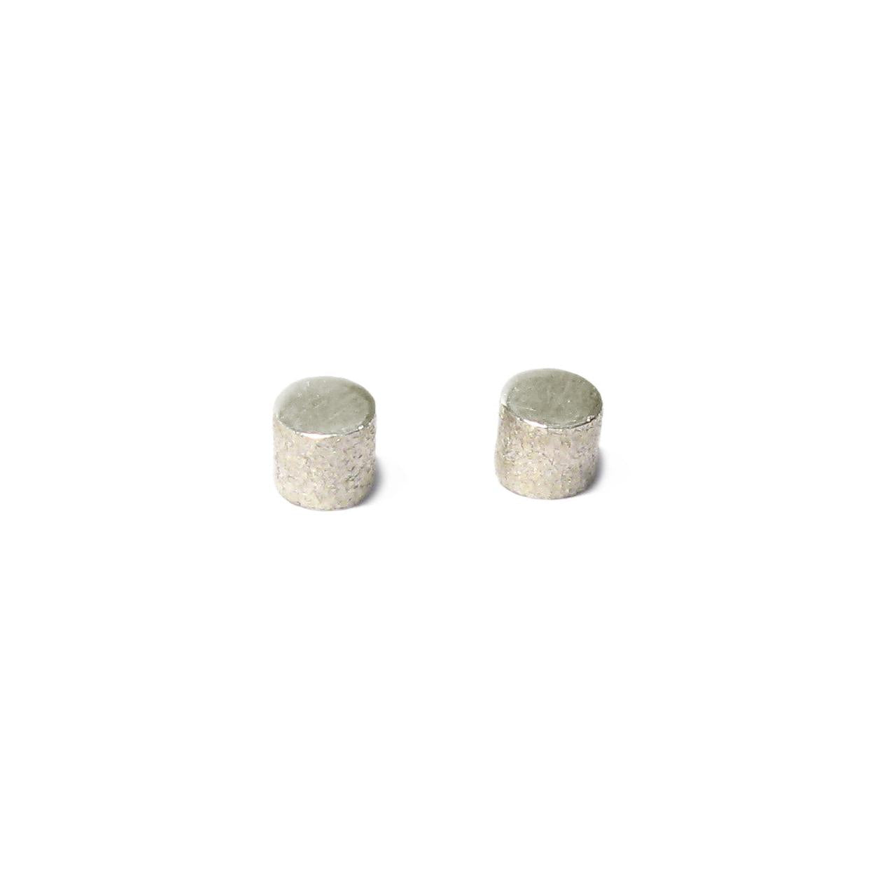 Frosted Silver Ear Studs