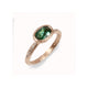 Bespoke - Tourmaline and Diamonds 9ct Rose Gold Ring