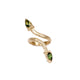 Bespoke - Tourmaline and Diamond Gold Snake Ring