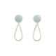 Grace Girvan Grey Circle & Teardrop Earrings