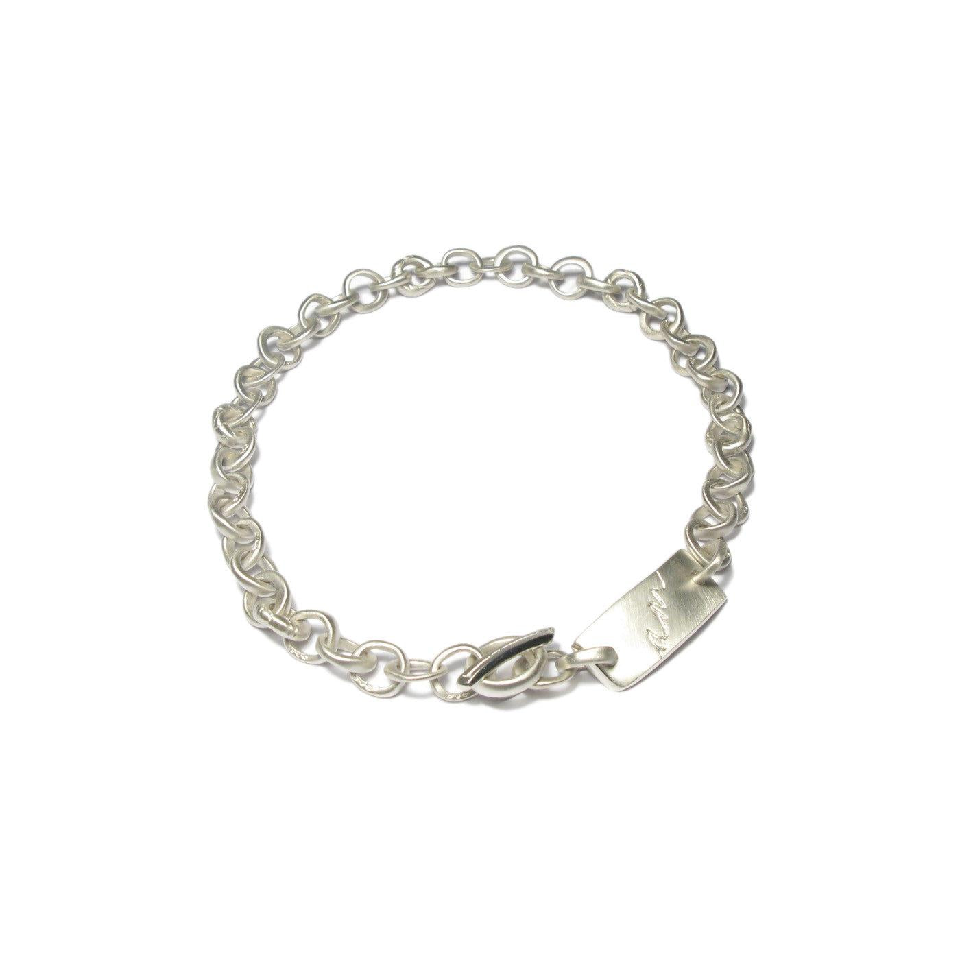 Diana Porter Jewellery contemporary silver identity necklace