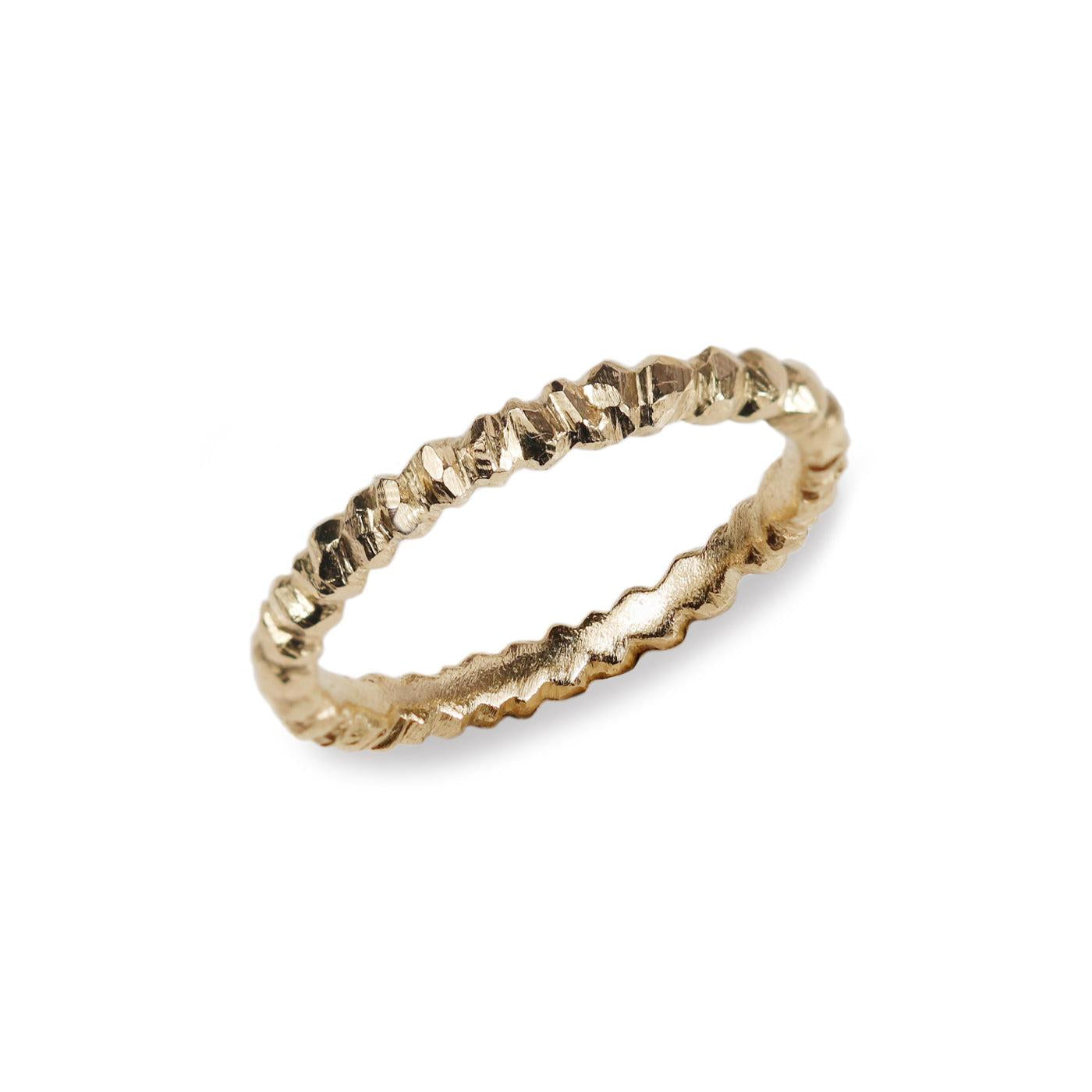 Hannah Felicity Dunne 9ct Yellow Gold Fine Rock Ring