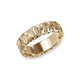 Hannah Felicity Dunne 9ct Yellow Gold Wide Textured Rock Ring