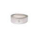 Chunky Silver Ring with Diamond