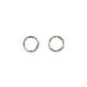 Hannah Felicity Dunne silver circle studs