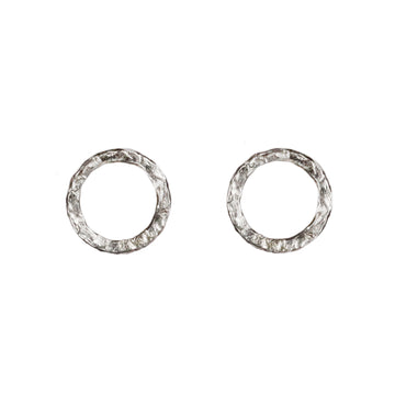 Hannah Felicity Dunne silver circle studs