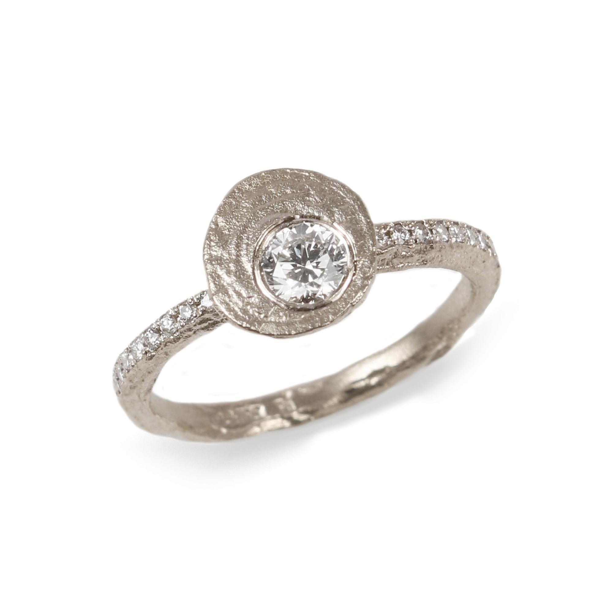 Bespoke - 9ct white gold with white diamonds
