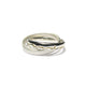 Intertwined Silver 'on and on' Ring