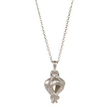 Manya & Roumen Medium Silver Octopus Necklace