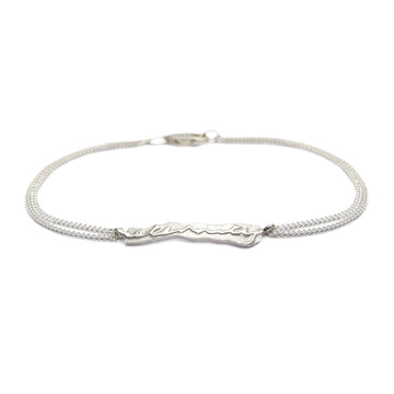 Diana Porter Jewellery contemporary silver eternity bracelet