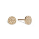 9ct Fairtrade Tiny Yellow Gold Lacy Ear Studs