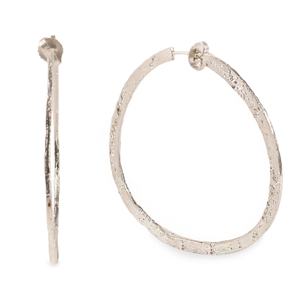 Silver lace hotsell earrings