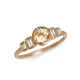 Bespoke - 18ct Yellow Gold with Citrine and Baguette Diamonds