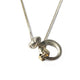 Bespoke - White Gold Necklace with Mixed Gold Charms