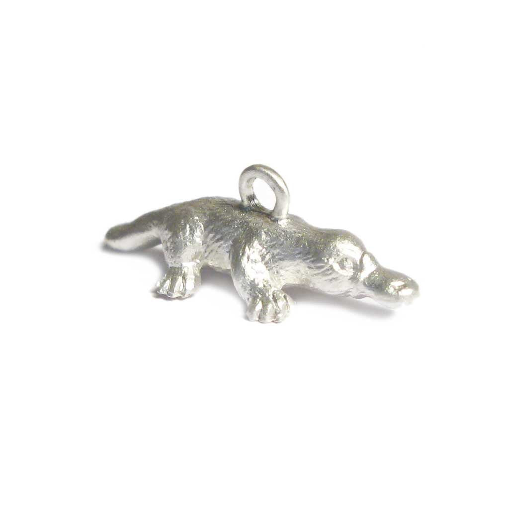 Diana Porter Contemporary Jewellery Bespoke Commission silver platypus charm
