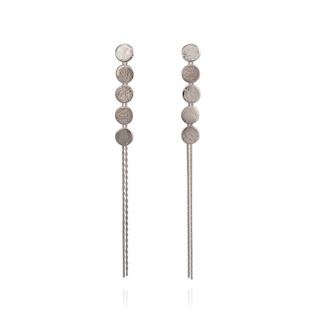 Cara Tonkin Paillette Disc Drop Earrings