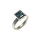 Bespoke - Blue Tourmaline and White Gold Ring