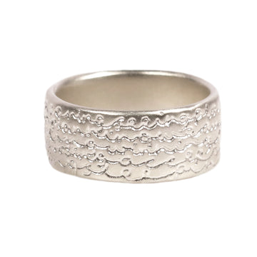 Mid-Width Silver 'Being' Ring