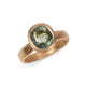 Bespoke 9ct Yellow Gold Ring with a Oval Green Tourmaline