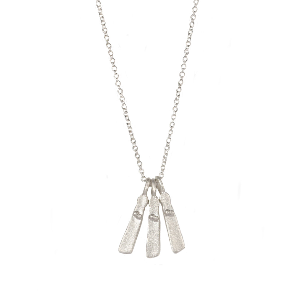 Three Silver Mini Sibyl Necklace