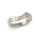 Bespoke - Silver Shaped Etched Wedding band