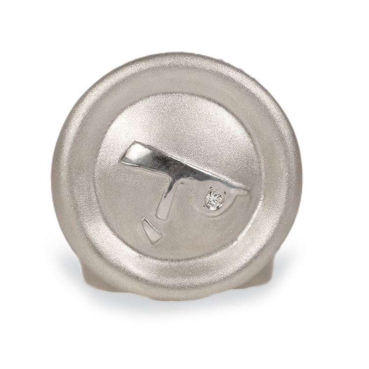 Diana Porter Silver Face Ring