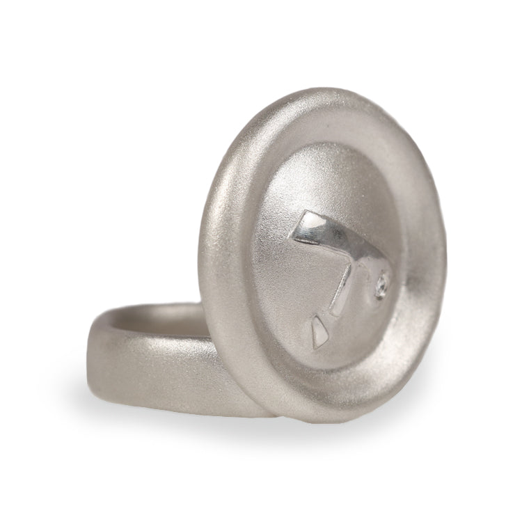 Diana Porter Silver Face Ring