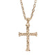 Bespoke - Gold Molten Cross Pendant