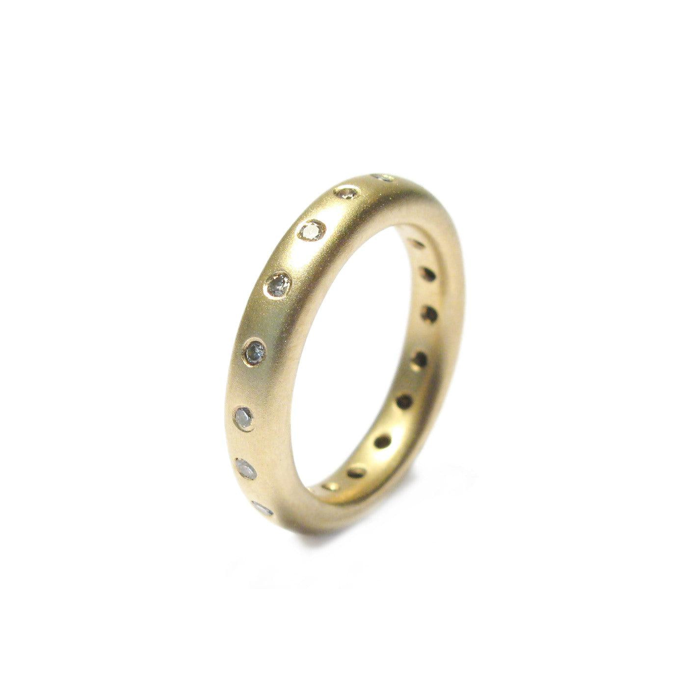 Diana Porter yellow gold eternity diamond ring
