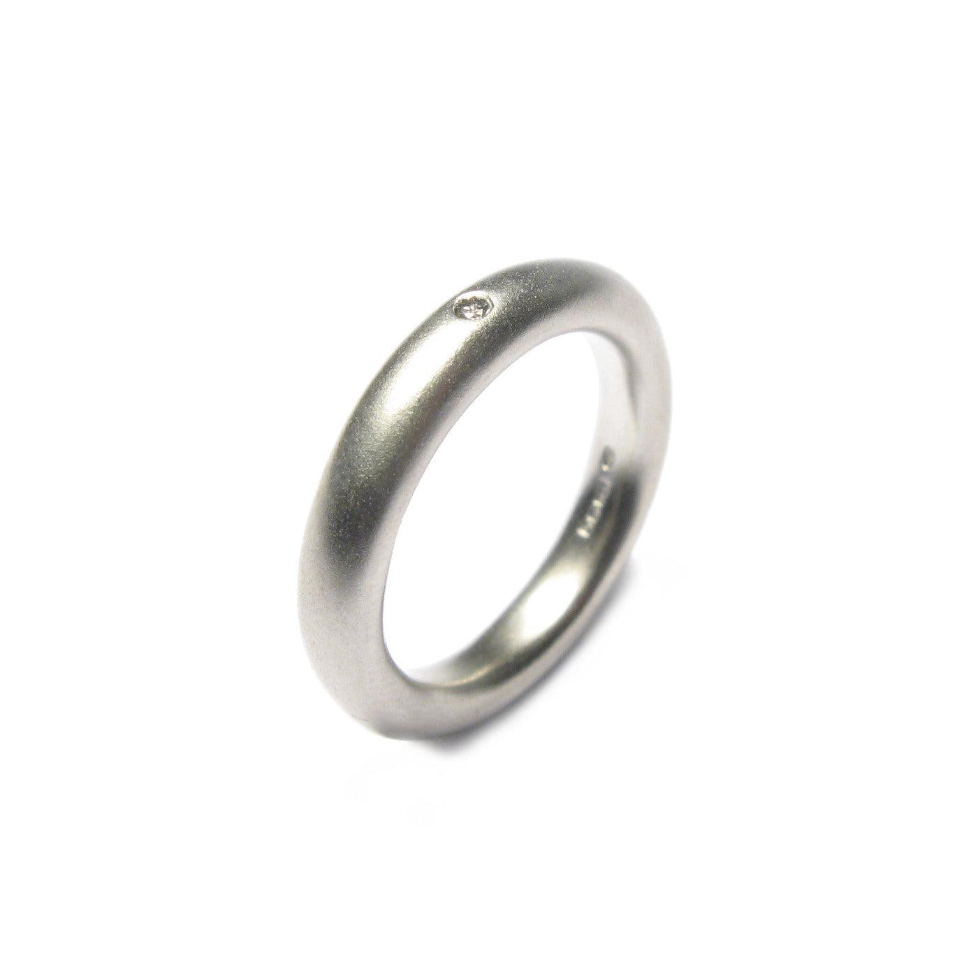 Diana Porter platinum diamond wedding band