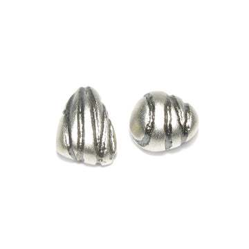 Diana Porter etched and on silver ear studs