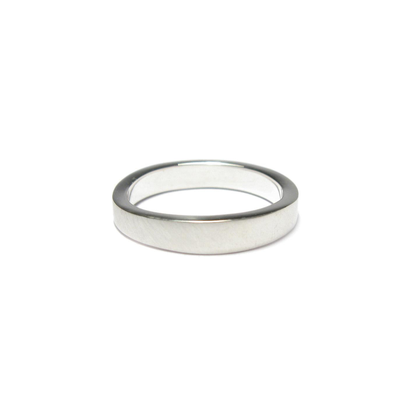 Diana Porter plain  silver wedding ring