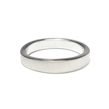 Diana Porter plain  silver wedding ring