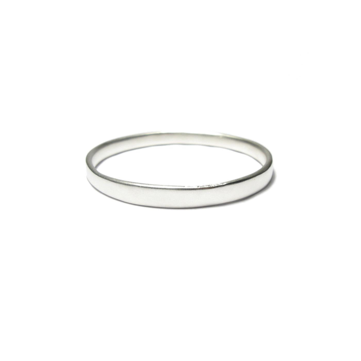 Diana Porter chunky silver bangle