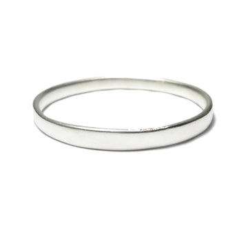 Diana Porter chunky silver bangle